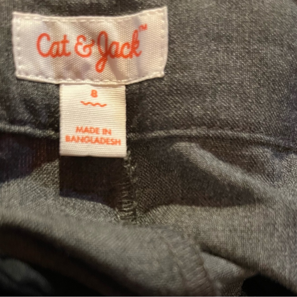 Cat & Jack Kids Charcoal Gray Dress Pants - Picture 4 of 5
